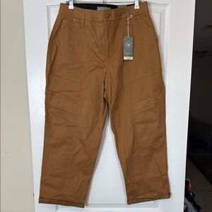 Wit & Wisdom Absolution High Rise Straight Leg Cropped Pants 16W